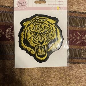 Gwen Studios Embroidered Tiger Patch
